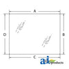 A-85801621 Glass, Windshield PN: 85801621