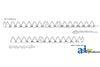 A-861-971 7' (RH), Chrome 11ga top serrated, Bolt-On PN: 861-971