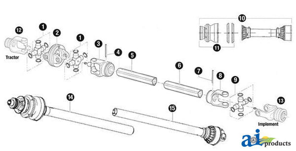 A-67086BH Yoke for Inner Tube PN: 67086BH