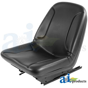A-AT355008 Seat, w/ Slide Tracks, Black Vinyl PN: AT355008