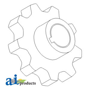 A-87283436 Sprocket, Lower Clean Grain Elevator PN: 87283436