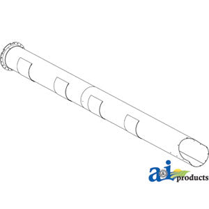 A-87470158 Tube, Horizontal Unloading Auger, 18 Ft., Extended Wear PN: 87470158