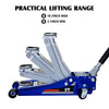 Low-Position Steel Floor-mounted Hydraulic Jack With Dual-piston 6,600lbs