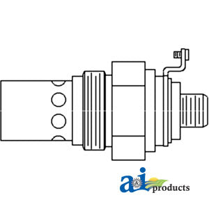 A-893501M1 Heater Plug, Thermostat Burner w/ Thread Connector PN: 893501M1