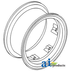 A-RW09286 Rim, Rear Wheel 9