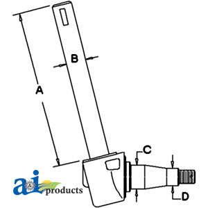 A-897476M95 Spindle (LH) PN: 897476M95
