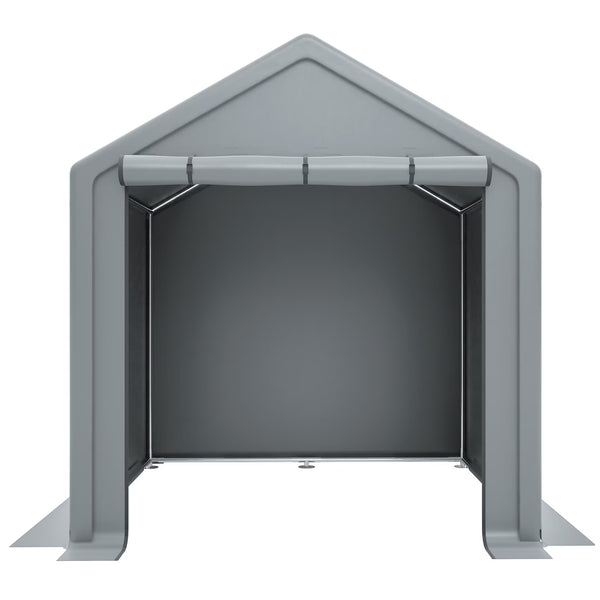 6x6 Ft Garden Shed Heavy Duty Outdoor Portable Garage Canopy