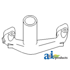 A-957E9430A Manifold, Exhaust, Vertical PN: 957E9430A