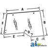 A-96671C3 Glass, Side (RH) PN: 96671C3