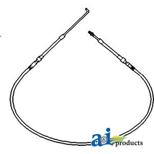 A-97173C4 Cable, Foot Throttle PN: 97173C4