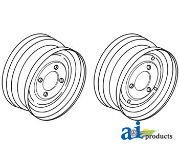 A-98A1464 Rim, Front Wheel 6