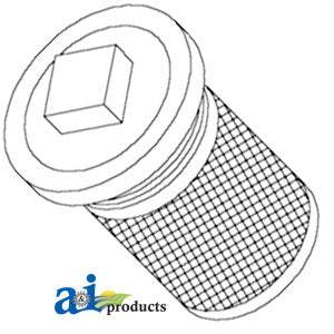 A-9N6730 Drain Plug & Screen Assy. , Oil Pan PN: 9N6730