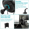 Car Cooling Fan Portable Rotatable USB Dashboard Window Suction Fan  3 Speeds