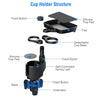 Car Cup Holder Tray Phone Holder expandable Detachable 360 Degree Rotatable