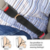 2Pcs Car Seat Belt Extender 14.37in Buckle Tongue Webbing Extension