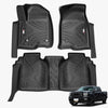 Floor Mats For Chevy Silverado GMC Sierra With Rear Under-Seat Storage