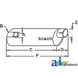 A-A160176 Muffler PN: A160176