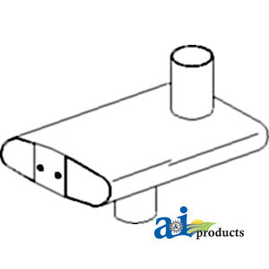 A-A184460 Muffler PN: A184460