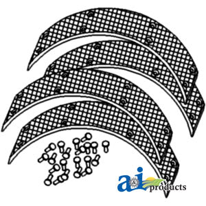 A-RE235937 Brake Lining w/ Rivets PN: RE235937