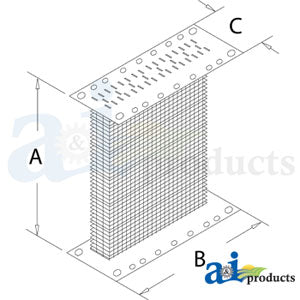 Radiator Core AA396R A&I Part No: A-AA396R