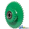 A-AE51818 Sprocket, Mega Wide Pickup, Idler W/ Bearings, Double, 40/22 Teeth PN: AE51818