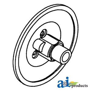 A-AH173726 Inner Sheave, Cleaning Fan Driven, 8 3/8