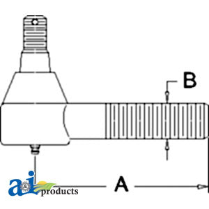 A-AH101186 Tie Rod End PN: AH101186
