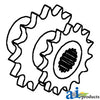 A-AH115267 Sprocket, Walker & Shoe Drive PN: AH115267