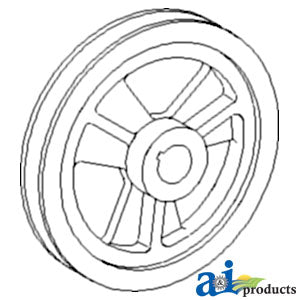 A-AH119770 Pulley, Straw Chopper PN: AH119770