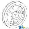 A-AH119770 Pulley, Straw Chopper PN: AH119770