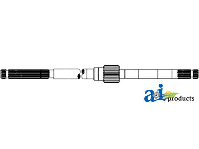 A-AH135606 Shaft Assy, w/Hub, Variable Drive Sheave & Mountings, Front PN: AH135606