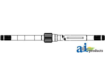 A-AH136873 Shaft, Variable Drive Sheave & Mounting, Front PN: AH136873