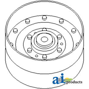 A-AH93318 Pulley, Flat Idler PN: AH93318
