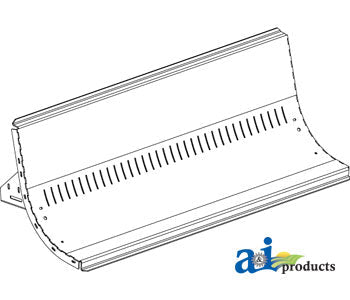 A-AH143047 Sheet, Bottom, Straw Chopper Assy PN: AH143047
