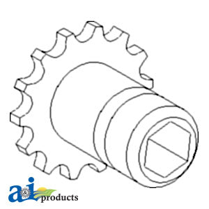 A-AH143069 Sprocket, Drive, 14 Tooth / 60 Chain PN: AH143069