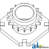A-AH143227 Sprocket, Drive, 17 Tooth / 50 Chain PN: AH143227