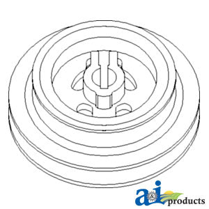 A-AH162528 Sheave, Chopper Jackshaft, Standard PN: AH162528