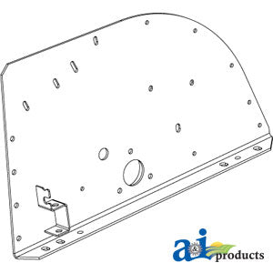 A-AH165937 Sheet, LH Straw Chopper PN: AH165937