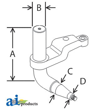 A-AH173844 Spindle (LH) PN: AH173844