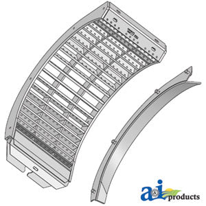 A-AH206122 Concave, Front (Corn & Soybean) PN: AH206122