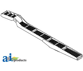 A-AH210334 Straw Walker, Long Rectangular Grid PN: AH210334