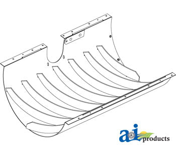 A-AH213327 Cover, Threshing Section (Ext. Wear) PN: AH213327