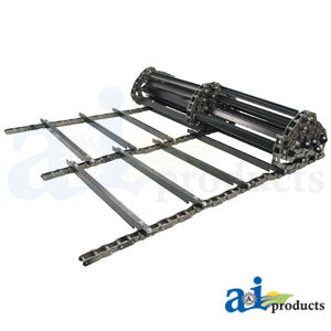 A-AH224926 Feeder House Chain, Smooth Slat, Wide Spaced, PN: AH224926