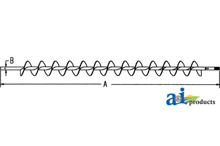 A-AH76092 Auger Lower Tailings PN: AH76092