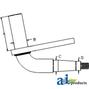 A-AH87540 Spindle (RH) PN: AH87540