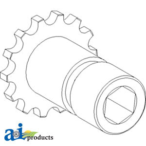 A-AH91784 Sprocket, Drive, 14 Tooth / 60 Chain PN: AH91784