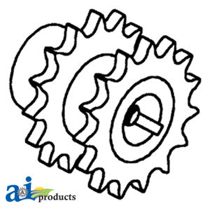 A-AH92689 Sprocket, Walker & Shoe Drive PN: AH92689