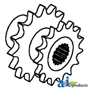 A-AH115268 Sprocket, Walker & Shoe Drive PN: AH115268