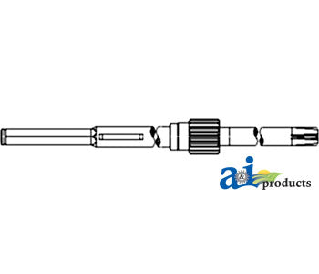 A-AH97643 Shaft, Feeder House, Lower PN: AH97643