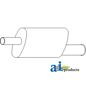 A-AL27389 Muffler PN: AL27389